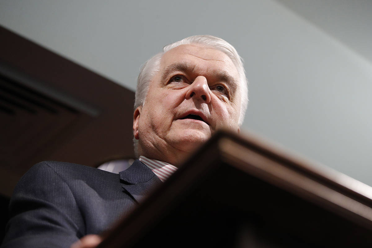 Nevada Gov. Steve Sisolak (AP Photo/John Locher, File)