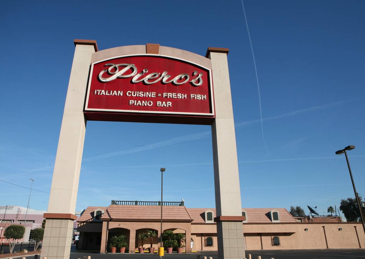 Peiro's Italian Cuisine. (Las Vegas Review-Journal file)