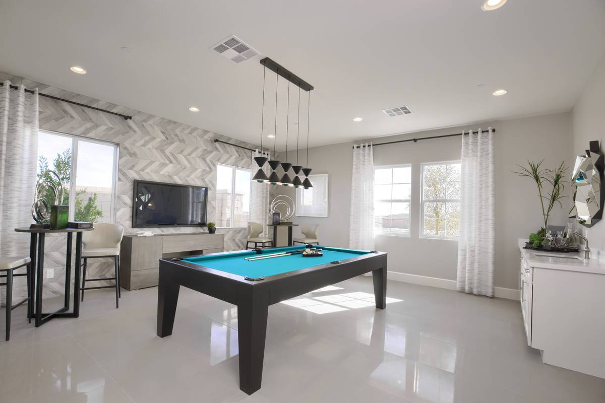 Richmond American luxury homes include space for entertainment. (Richmond American)