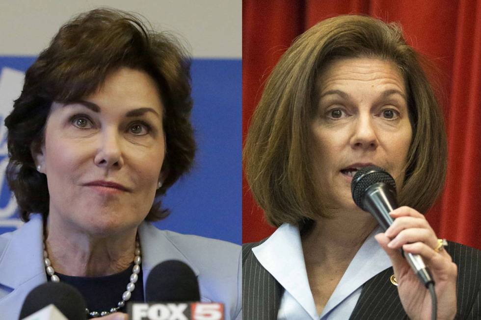 Sens. Jacky Rosen, left, and Catherine Cortez Masto, D-Nev. (Las Vegas Review-Journal, File)