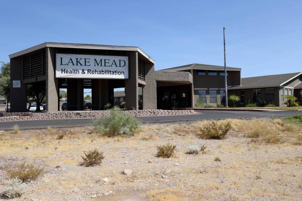 Lake Mead Health and Rehabilitation Center skilled nursing home in Henderson Wednesday, Aug. 5, ...