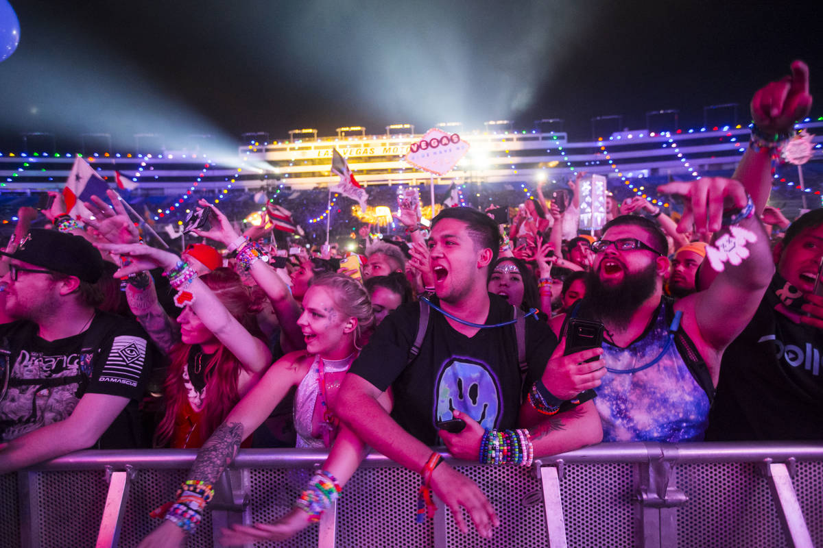 The Electric Daisy Carnival has been bumped to May 2021 and is already sold out. (Chase Stevens ...