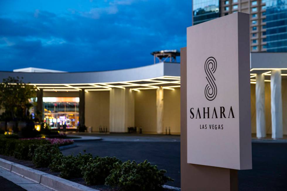 Sahara Las Vegas. (Chase Stevens/Las Vegas Review-Journal) @csstevensphoto