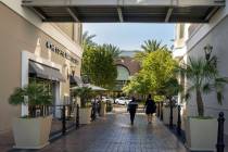 Shoppers arrive at The District at Green Valley Ranch on Friday, August 7, 2020, in Henderson. ...
