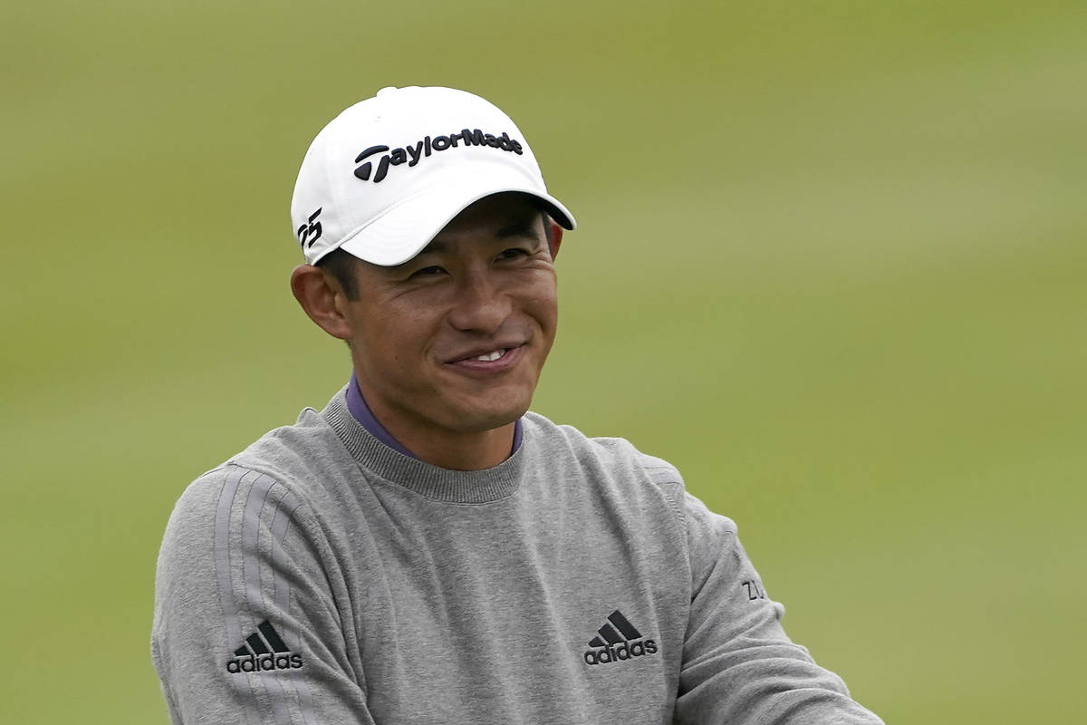 Collin Morikawa smiles after winning the PGA Championship golf tournament at TPC Harding Park S ...