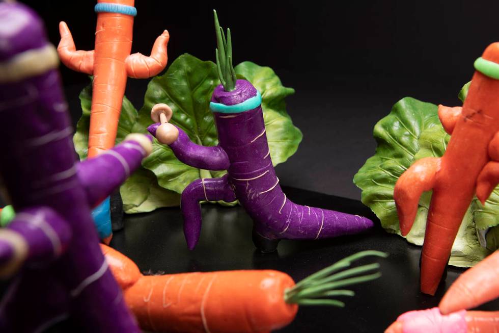 The produce aisle at Omega Mart in Las Vegas. (Meow Wolf)