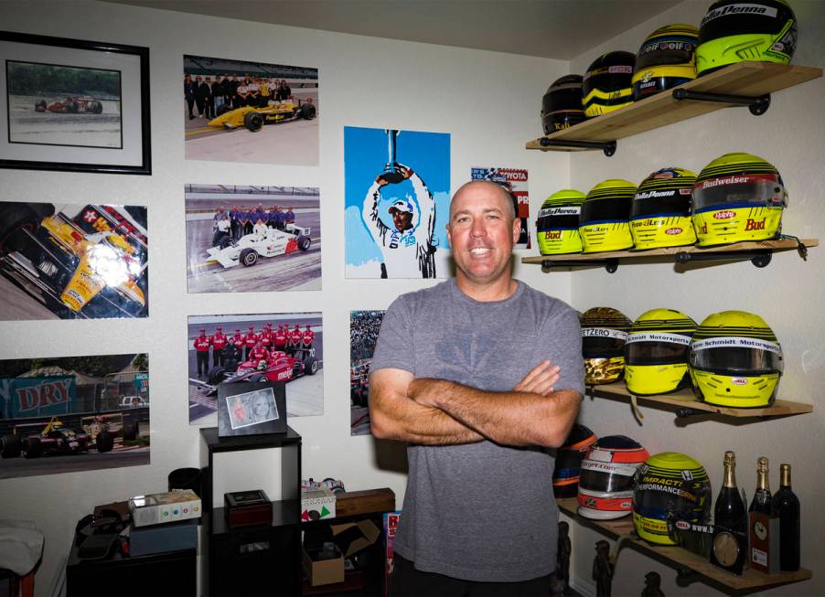Richie Hearn, a former IndyCar racing driver who won the first major race at Las Vegas Motor Sp ...