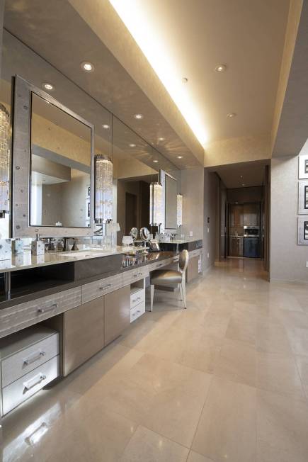 One of 10 baths in the home. (Synergy Sotheby’s International Realty)