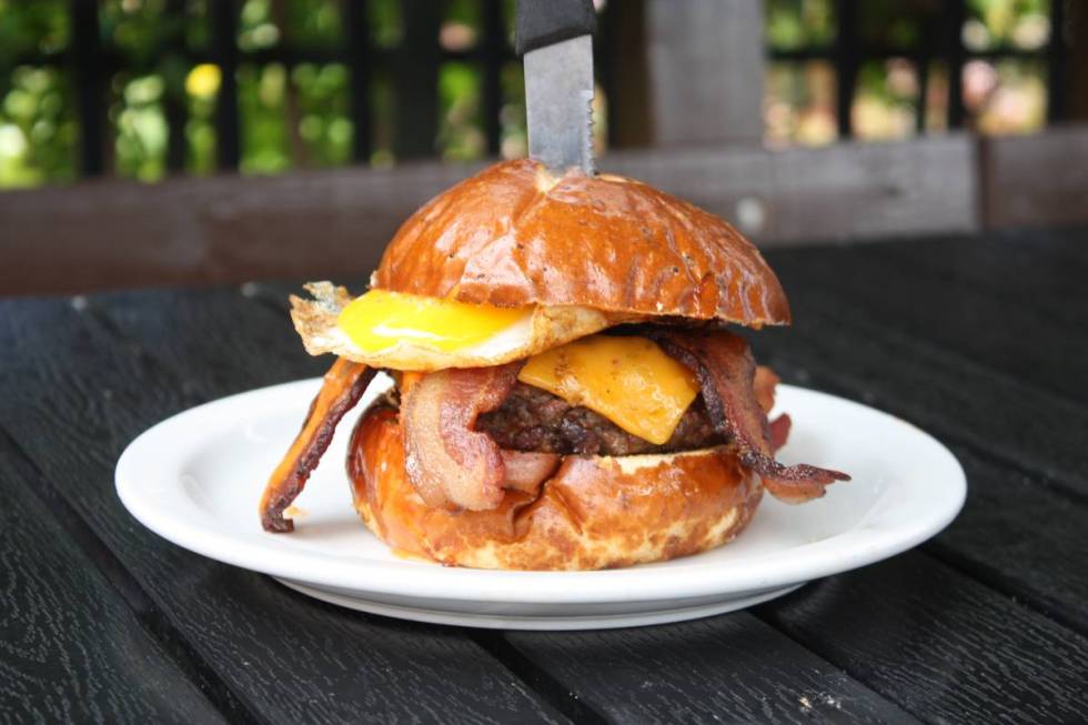 The BBB Bacon Burger at Slater's 50/50. (Slater's 50/50)