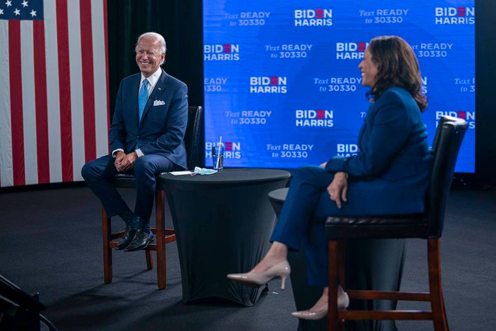 In this Aug. 12, 2020, file photo Democratic presidential candidate former Vice President Joe B ...