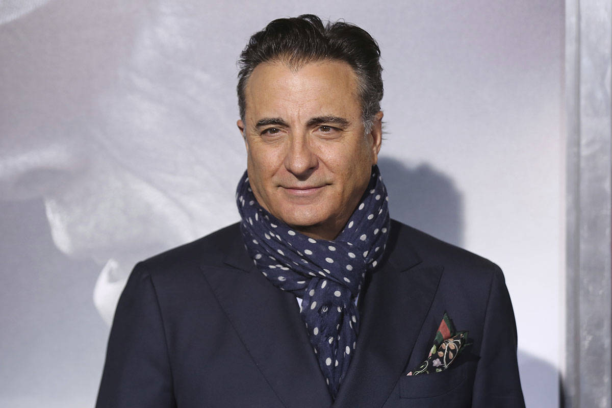 Andy Garcia arrives at the world premiere of "The Mule" on Monday, Dec. 10, 2018, at ...