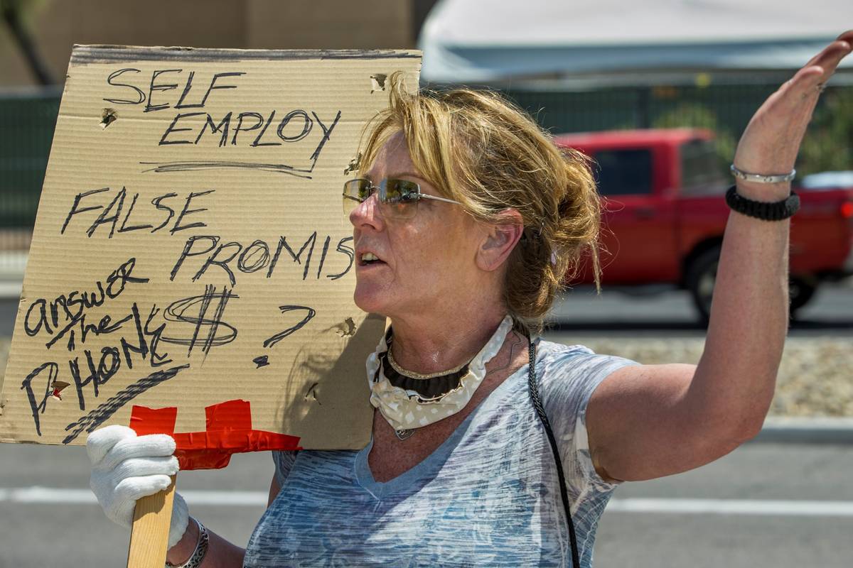 Gig worker Georgeena Hale is frustrated by the lack of response from the DETR as she and others ...