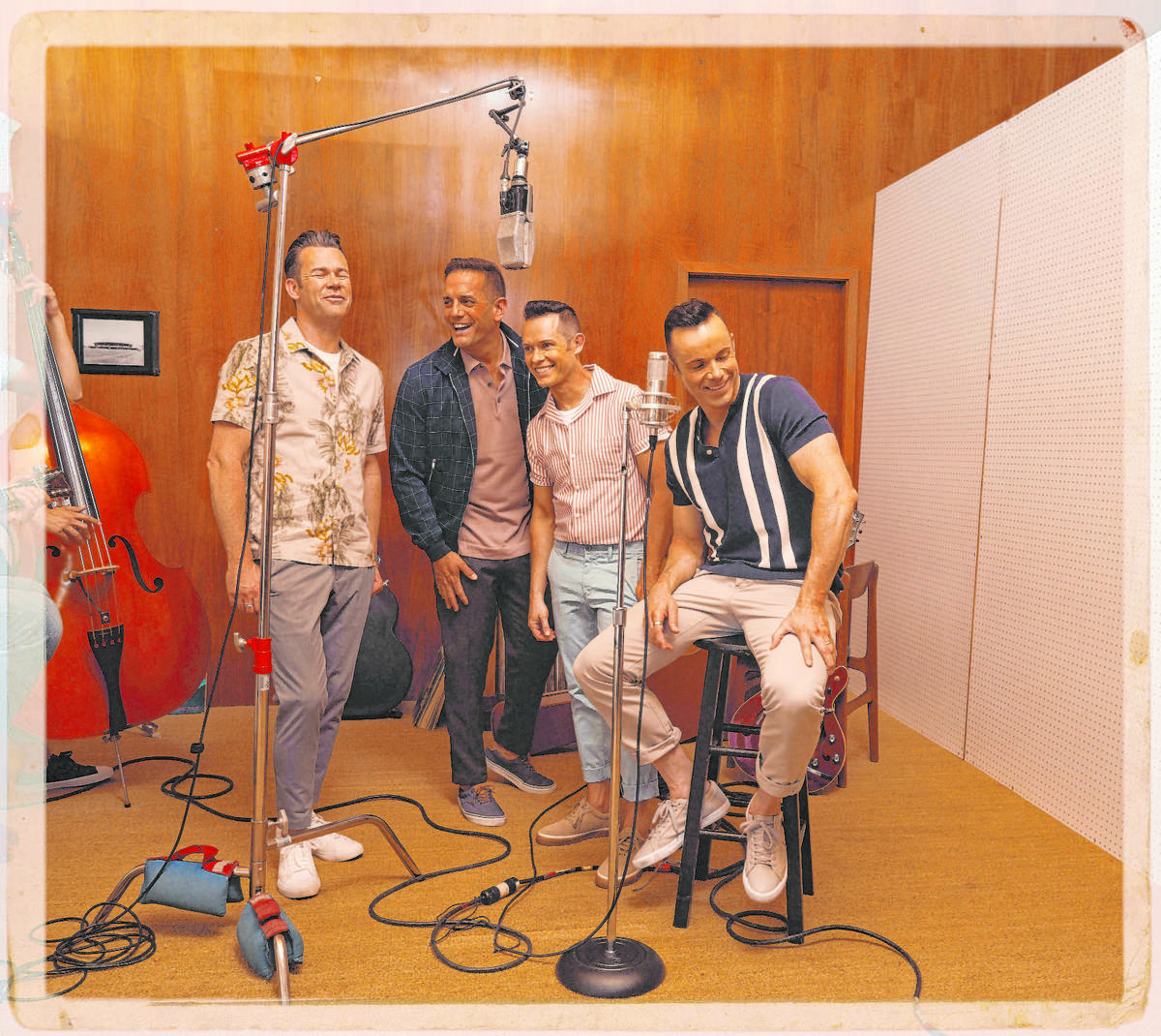 The Human Nature team, from left: Andrew Tierney, production manager Tim Herzog, Phil Burton, M ...