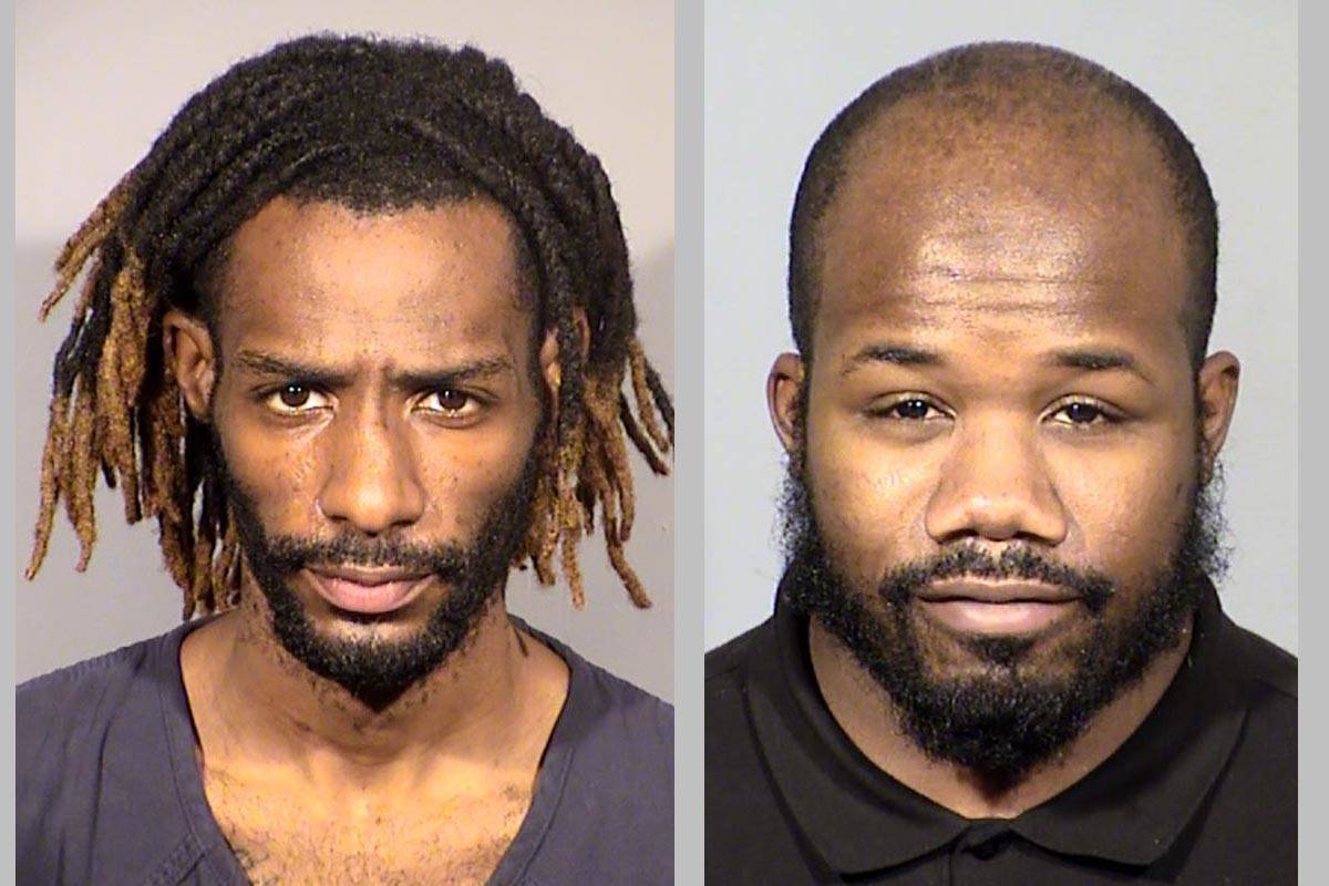 Jarreese Ford, left, and Desmond Cole. (Las Vegas Metropolitan Police Department)