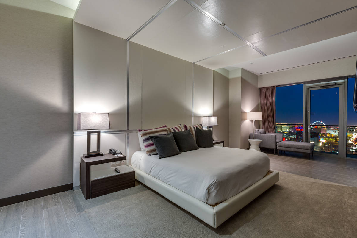 The penthouse has two en suite master bedrooms with private baths and walk-in closets. (Luxury ...