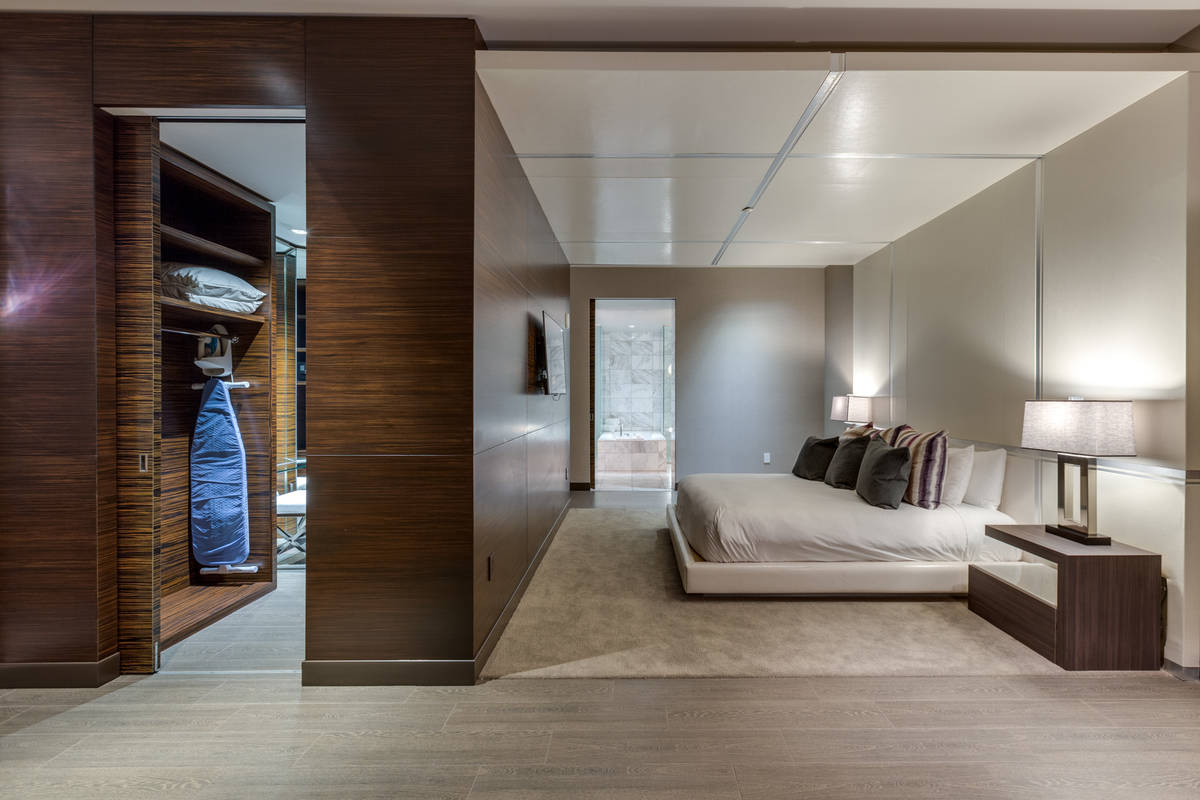 One of the two master suites in the penthouse. (Luxury Estates International)