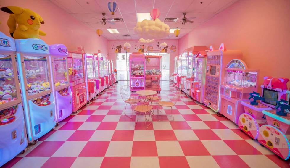 Pink Wa Wa, a new Japanese-style arcade, opened in the Rainbow Shopping Center in Las Vegas. (E ...