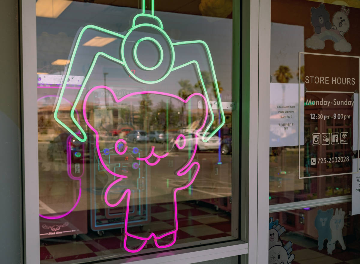 Pink Wa Wa offers an arcade experience that's all pink at the Rainbow Shopping Center in Las Ve ...