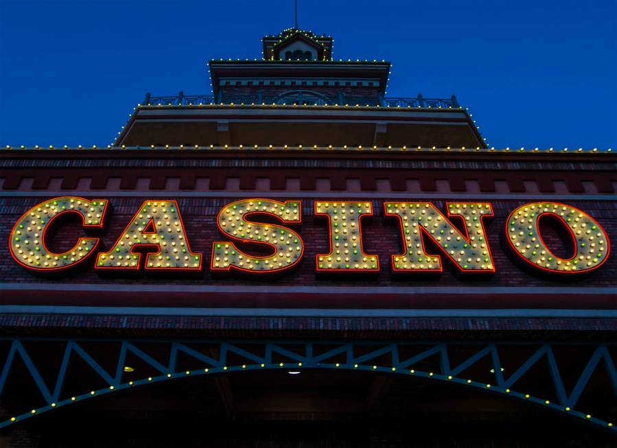 Boulder Station casino on Thursday, Sept. 3, 2020, in Las Vegas. (Benjamin Hager/Las Vegas Revi ...