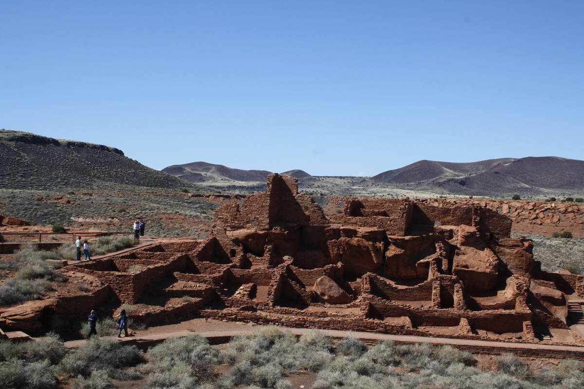 Wupatki Pueblo is one of the highlights for visitors at Wupatki National Monument in Arizona. ( ...
