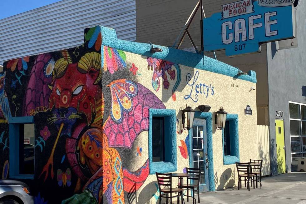 Exterior of Letty's de Leticia's Cocina on Main Street in Downtown Las Vegas (Al Mancini/Las Ve ...