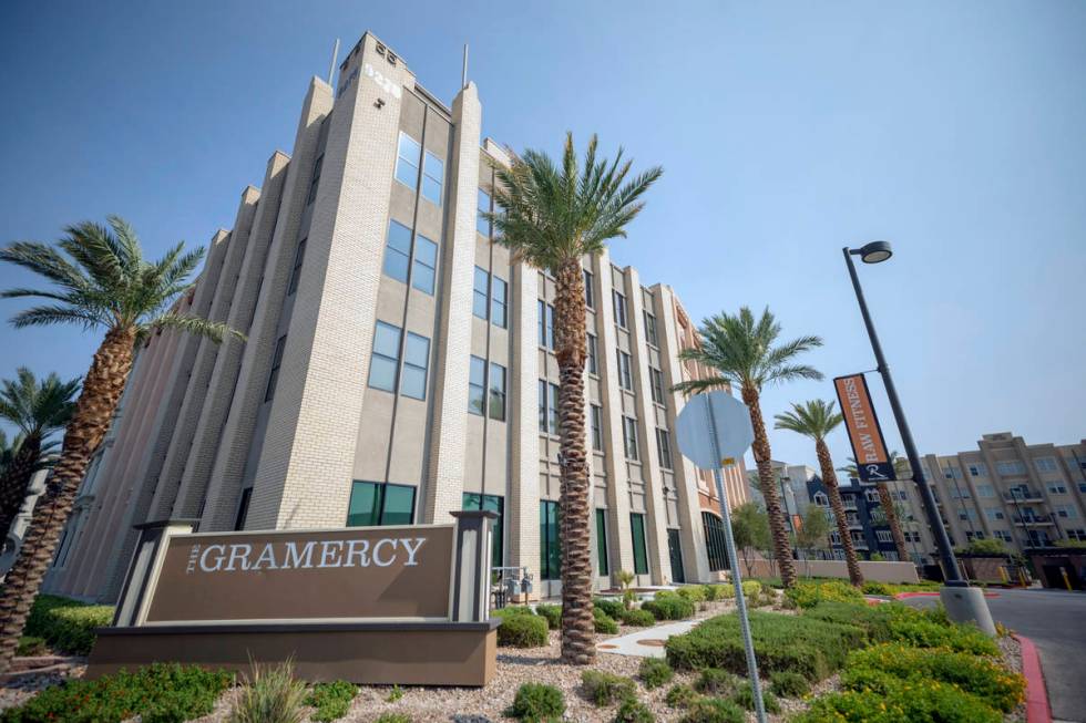 The Gramercy, a mixed-use complex in the southwest Las Vegas Valley is seen on Thursday, Aug. 2 ...