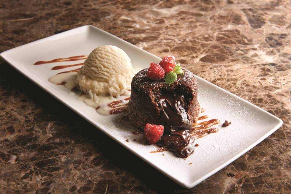 Hot Chocolate Cake at Morton's the Steakhouse. (Landry's)