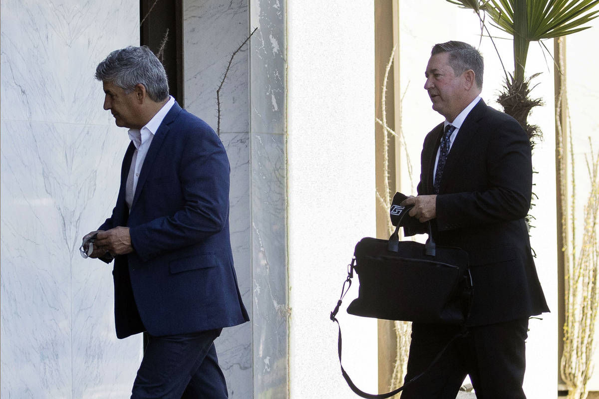 Scott Gragson, right, a high-profile real estate broker who pleaded guilty in a DUI crash that ...