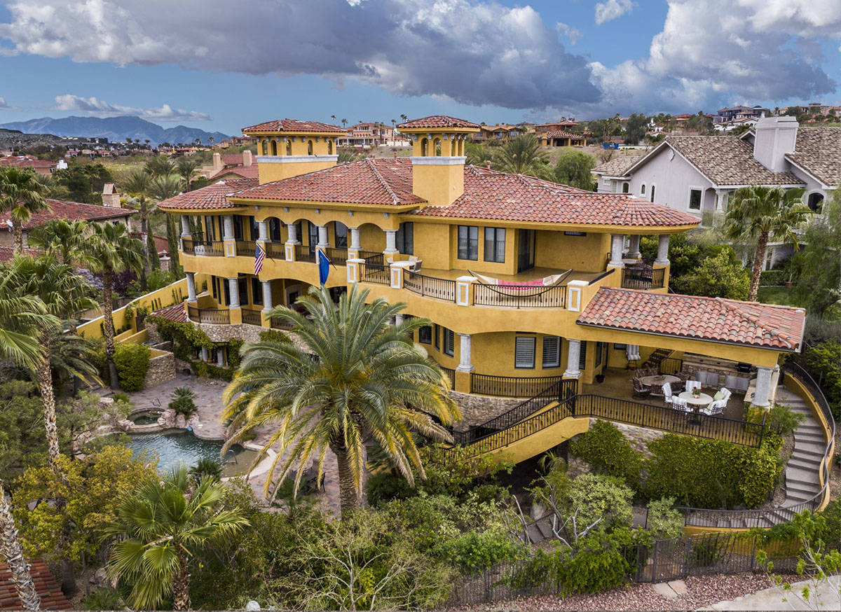 The home is in Lake Las Vegas South Shore. (Elite Homes)