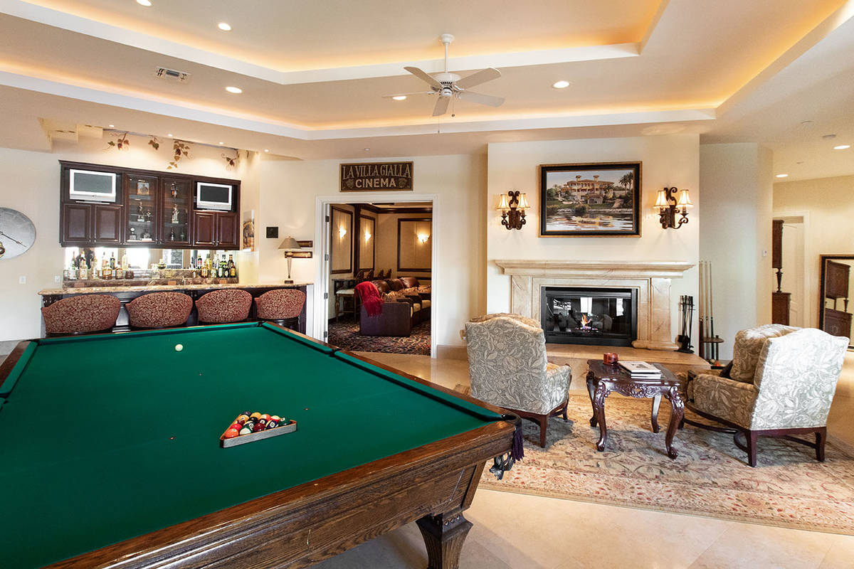 The game room. (Elite Homes)