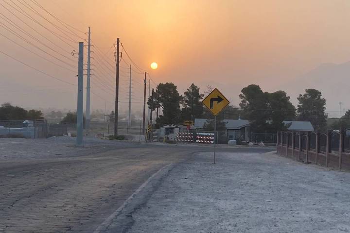 Las Vegas police investigated a fatal pedestrian crash on East Carey Avenue early on Tuesday, S ...