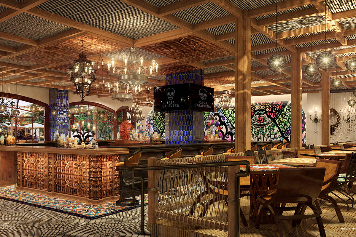 Rendering of Casa Calavera at Virgin Hotels in Las Vegas. (Hakkasan Group)