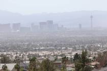 Clark County has issued a smoke advisory for the Las Vegas Valley through the weekend due to el ...