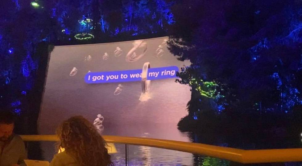 The "I Got You Babe' number from Lake of Dreams at Wynn Las Vegas is shown on Thursday, Sept. 1 ...