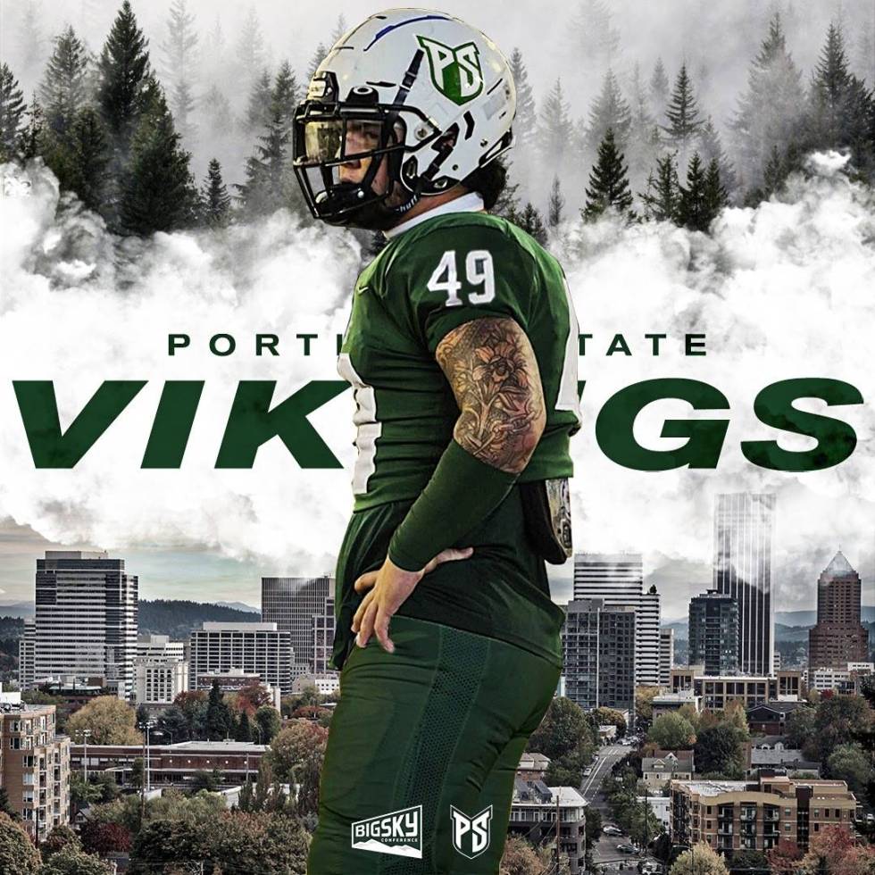 Zane Maningo, a defensive end from Green Valley, is awaiting his freshman season at Portland St ...