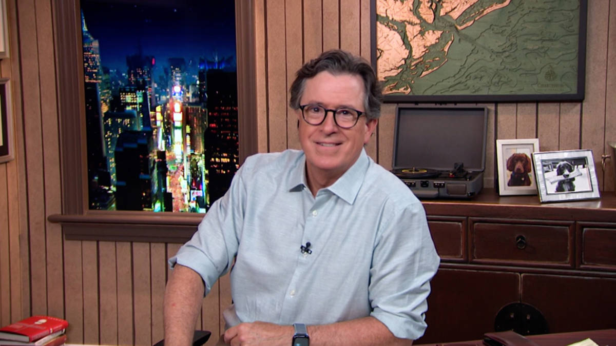Stephen Colbert hosts "The Late Show With Stephen Colbert." (CBS)