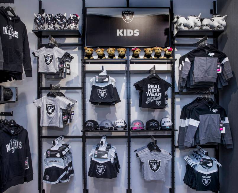 Items for kids are also for sale within The Raider Image official team store inside of Allegian ...