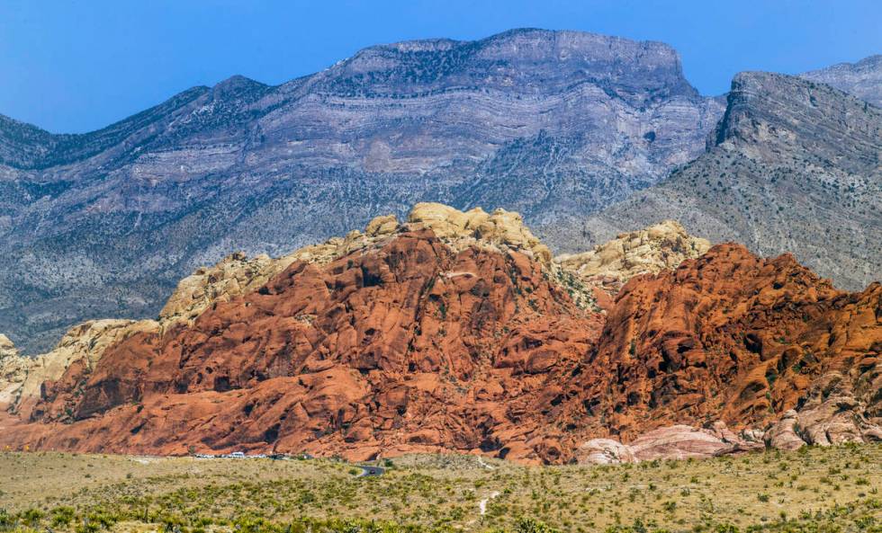 The Red Rock Canyon National Recreation Area near Las Vegas has a timed entry reservation syste ...