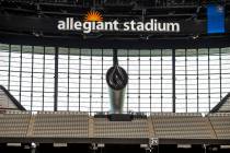 The 85-foot Al Davis Memorial Torch will be lit for the inaugural Las Vegas Raiders opening gam ...