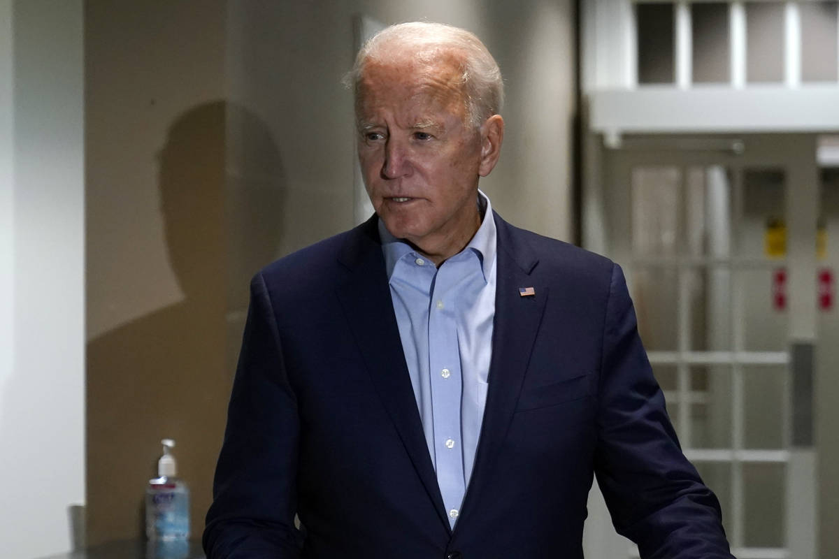 Democratic presidential candidate former Vice President Joe Biden speaks about the death of Sup ...