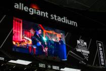 The Killers concert on The Strip is televised during halftime of an NFL football game between t ...