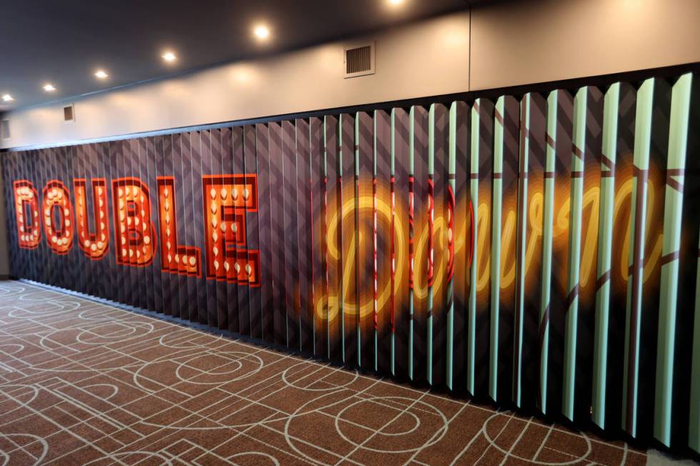 The third floor elevator lobby in the 495-room Gallery Tower at the Downtown Grand in Las Vegas ...