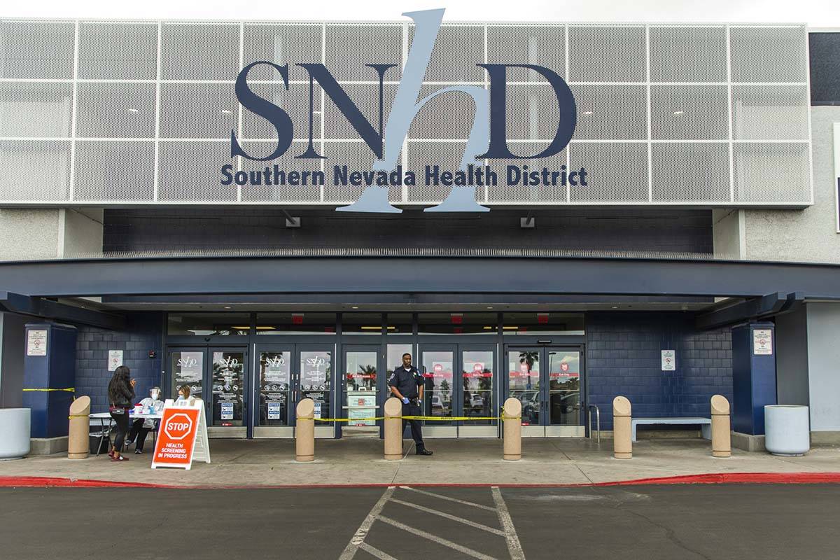 Southern Nevada Health District in Las Vegas. (L.E. Baskow/Las Vegas Review-Journal) @Left_Eye_ ...