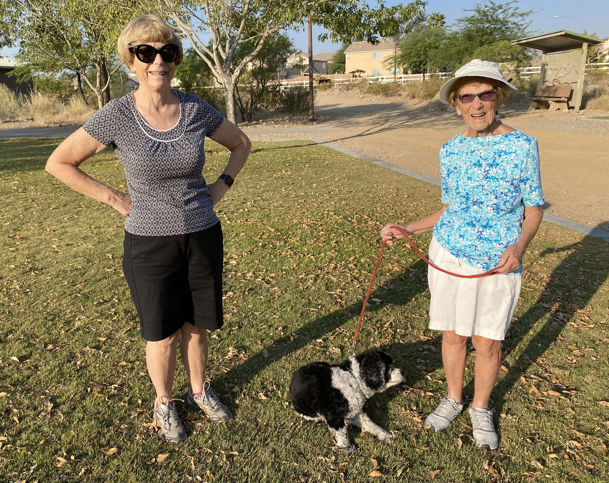 Katie Craven, left, 67, and her mother, Ruth Sidorowicz, 91, with Sidorowicz's cocker spaniel G ...