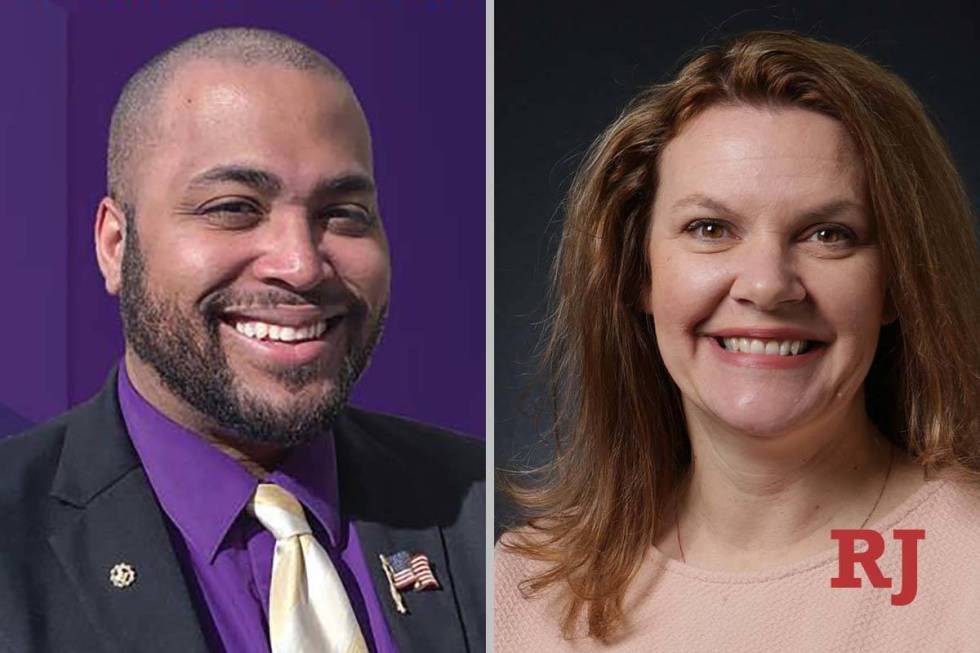 Jay Calhoun and Michelle Gorelow, candidates for Nevada Assembly District 35 (Faceboo ...