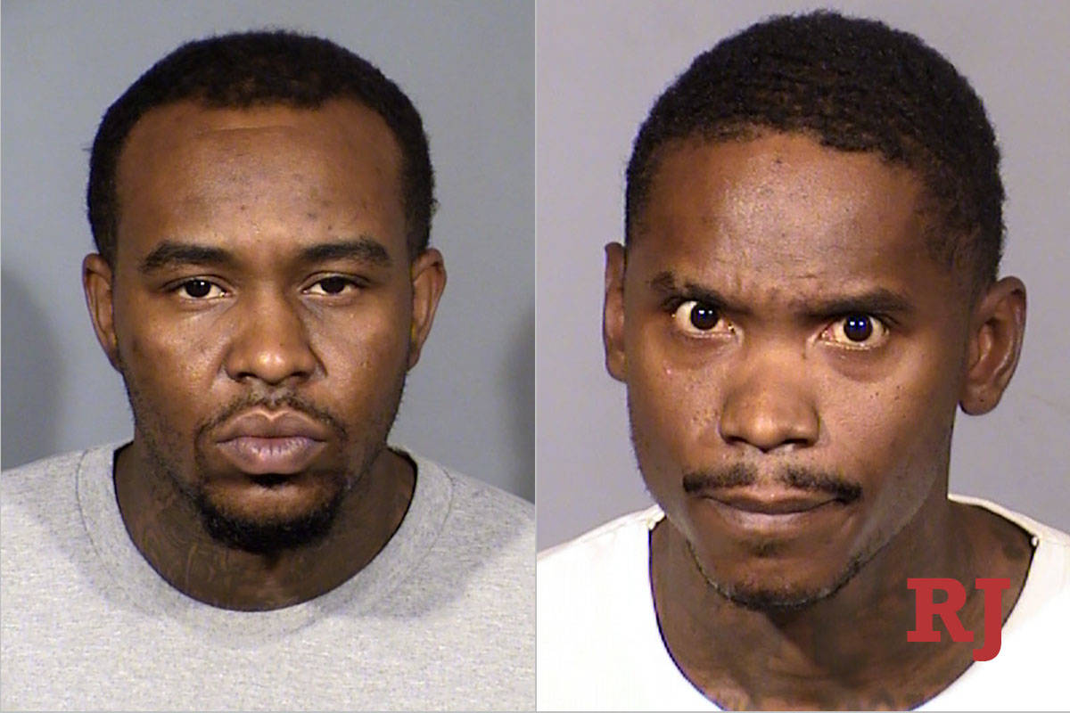 Jimmie Newson, left, and Thirlon Newman, right. (LVMPD)