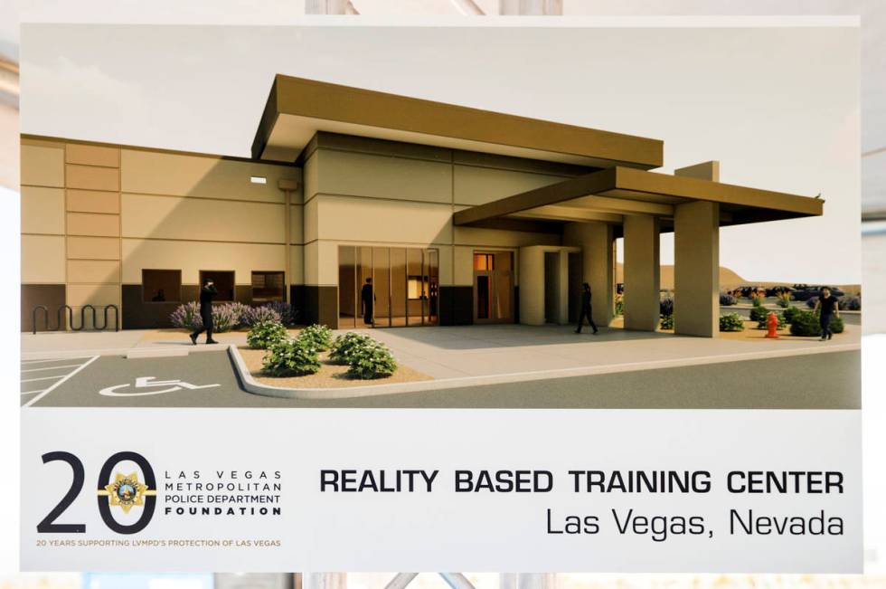 Display piece of the Las Vegas Metropolitan Police Department Reality Based Training Center cur ...