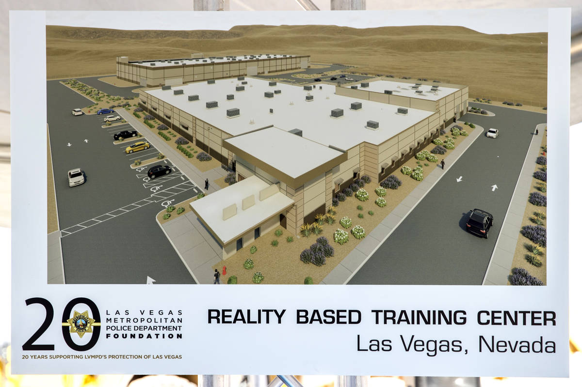 Display piece of the Las Vegas Metropolitan Police Department Reality Based Training Center cur ...