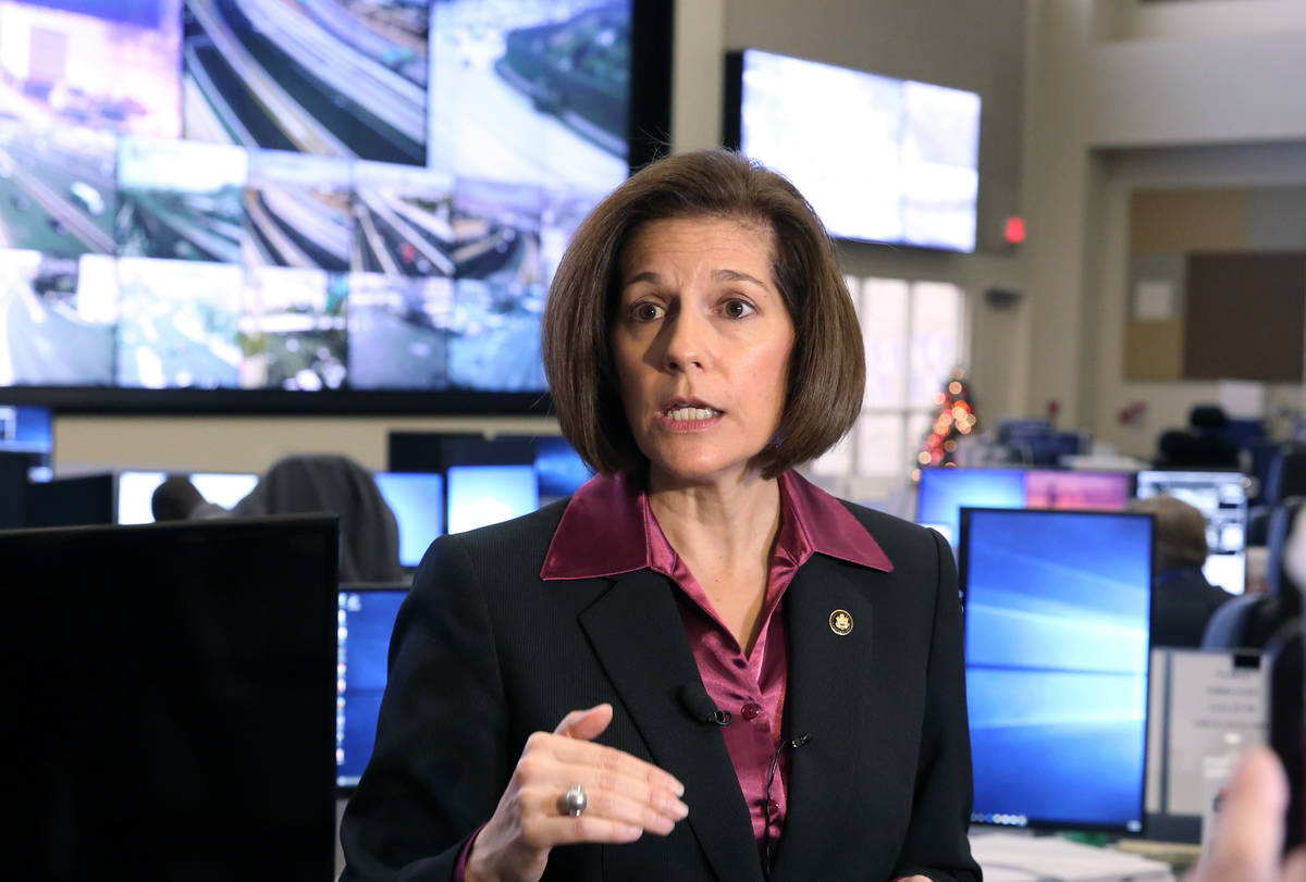 Sen. Catherine Cortez Masto, D-Nev. (Bizuayehu Tesfaye/Las Vegas Review-Journal) @bizutesfaye