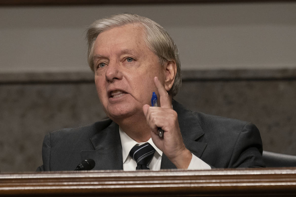 Senate Judiciary Committee Chairman Sen. Lindsey Graham, R-S.C., asks questions to former FBI ...